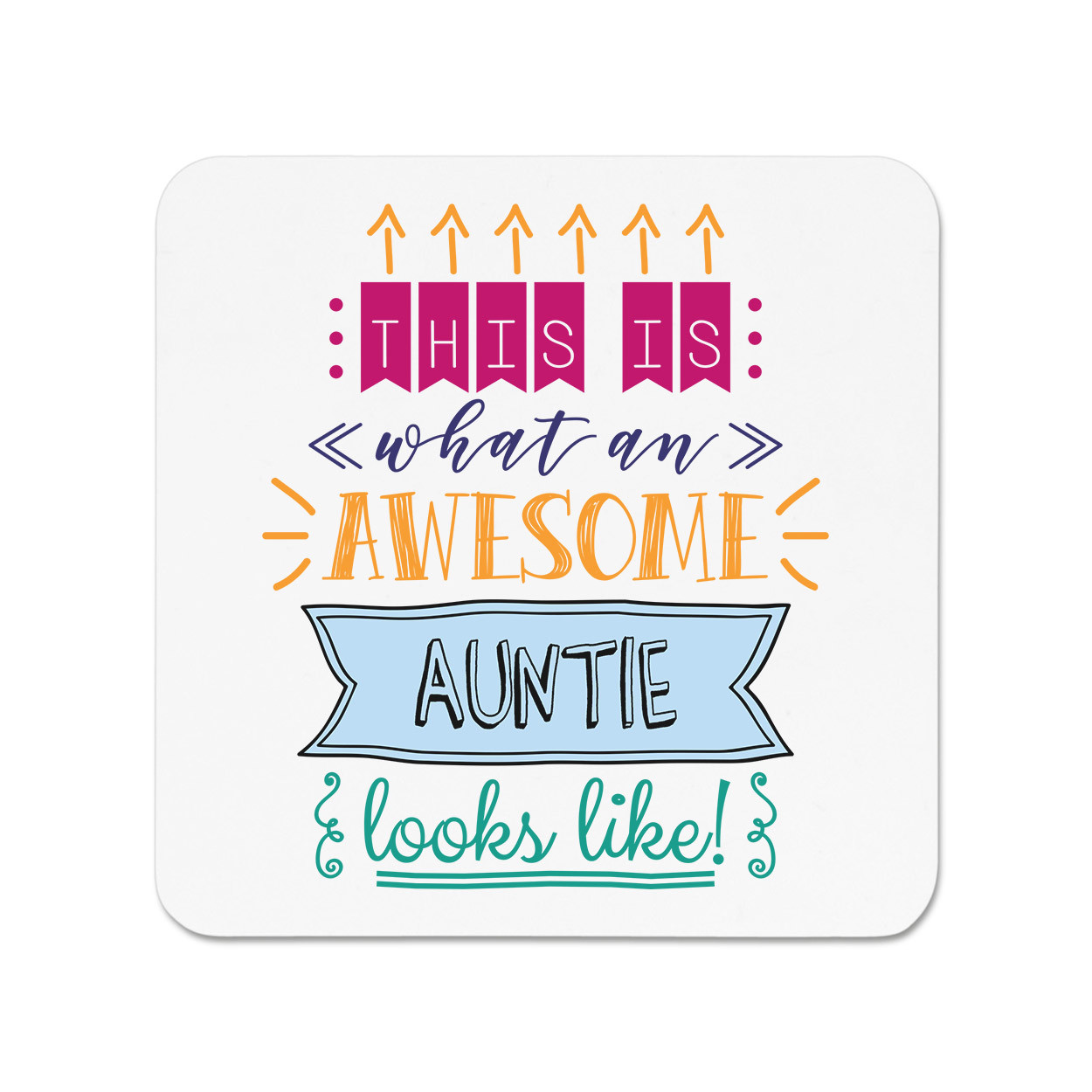 This Is What An Awesome Auntie Looks Like Fridge Magnet - Funny