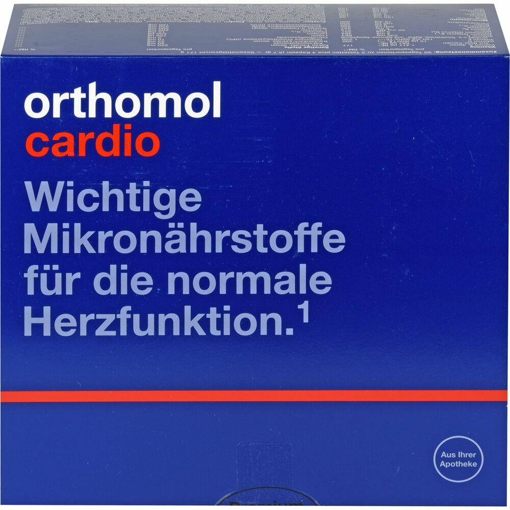 Orthomol Cardio Pastillas / Cápsulas Combi Pack 1 Pieza PZN10225409