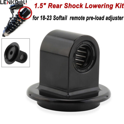 CNC Rear Shock Lowering Kit For Harley M8 Softail Heritage Breakout Fat Bob Boy