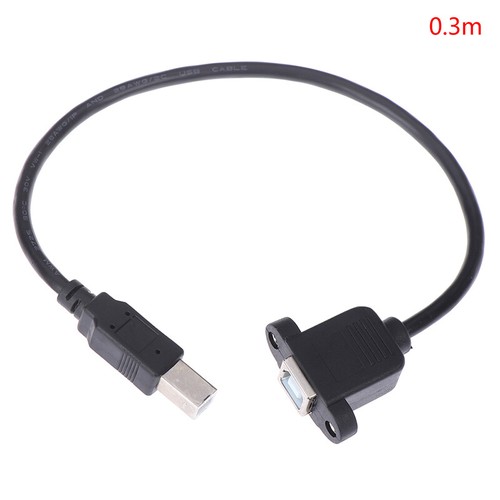 USB 2.0 Type B Male to Type B Female Printer Extension Cable With Panel Mount&$i - Picture 13 of 15
