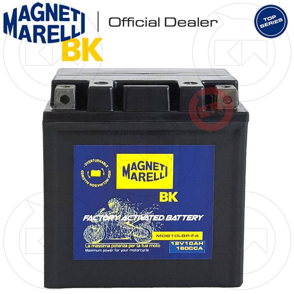 BATTERIA MARELLI BK YB10L-B 12V 11Ah YAMAHA FZR 600 R-RF-RJ-RK 1992 1993 - Изображение 2 из 3