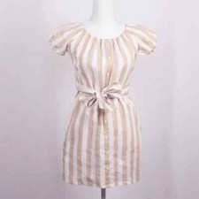 Faithfull The Brand 100% Linen Dress Size 2