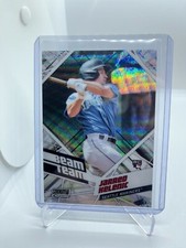 2021 Topps Stadium Club Chrome Jarred Kelenic Beam Team Wave Refractor RC SSP SP
