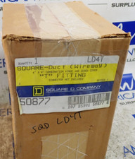 NEW Square D LD4T Square Duct 4"x4" T NEMA 1 Wireway 50877