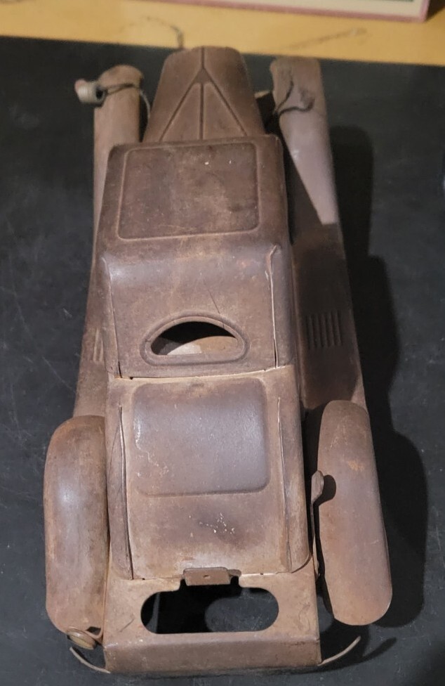 Vintage Marx Girard Hoge Steel Wind Up Toy Cars For Parts And