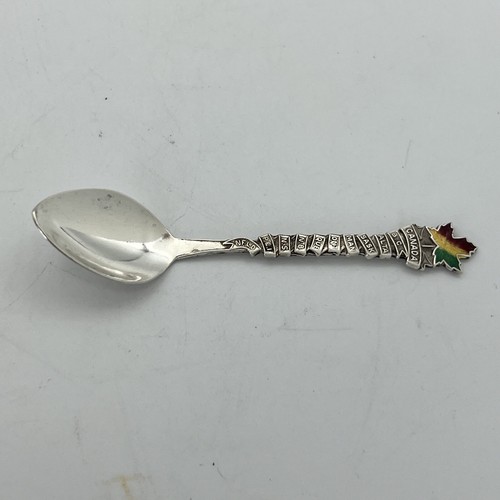 Cucchiaino da the caffè collezione in Argento Sterling Souvenir Canada anni 70 - Picture 5 of 7