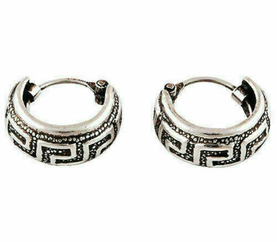 Boucles D'oreilles En Argent 925/1000 - Anneaux Dormeuses - Réf. R4600104 --B4 - Neuf étiqueté