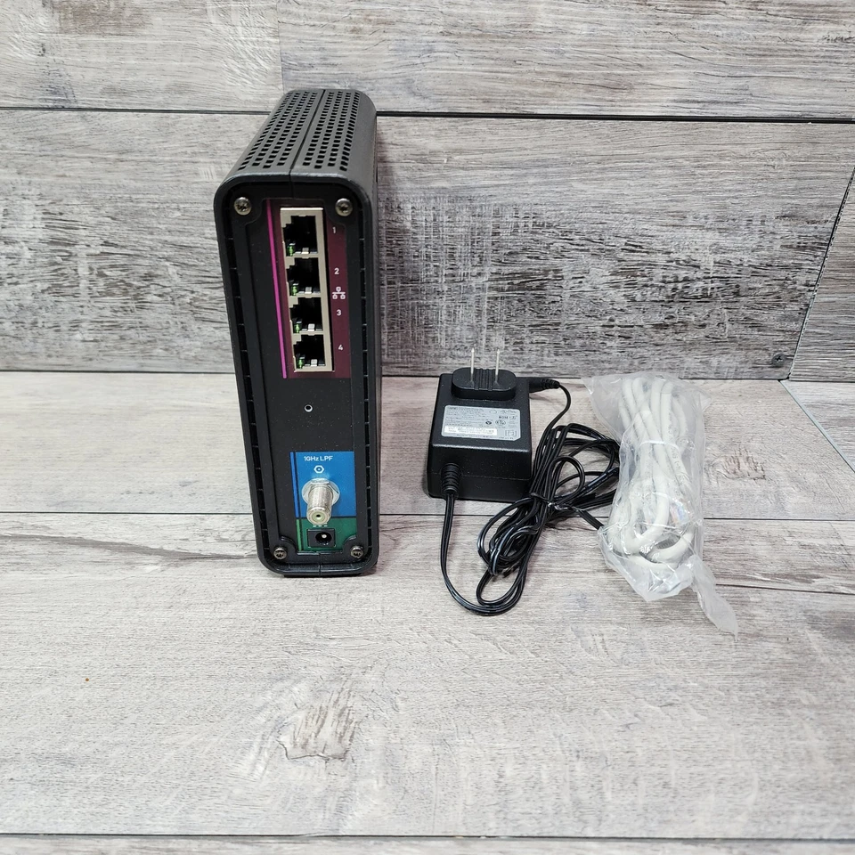 Motorola ARRIS SURFboard SBG6580 DOCSIS 3.0 Cable Módem y Router Wi-Fi Probado Foto 3 de 4