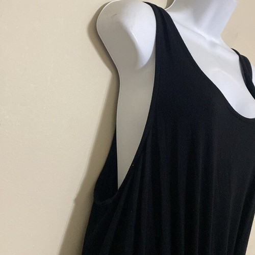 Torrid Eleganter Schwarz Jumpsuit Damen 2 Weich Stretchig Lagenlook Urlaub Strand Y2K - Bild 5 von 10