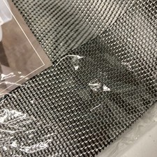 Placemats Washable Vinyl Woven Table Mats Elegant Dining Set Of 4 SILVER Non-Sli