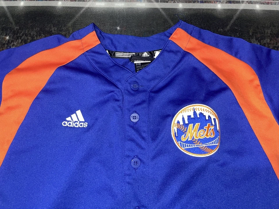 Camiseta Adidas Juvenil David Wright #5 de los Mets de Nueva York Talla Mediana Usada Foto 2 de 4