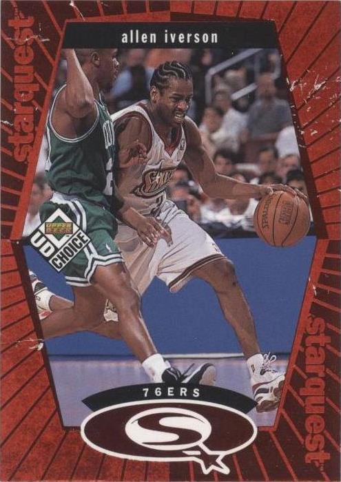 1998-99 Upper Deck UD Choice - Allen Iverson #SQ20 - 1 of 2