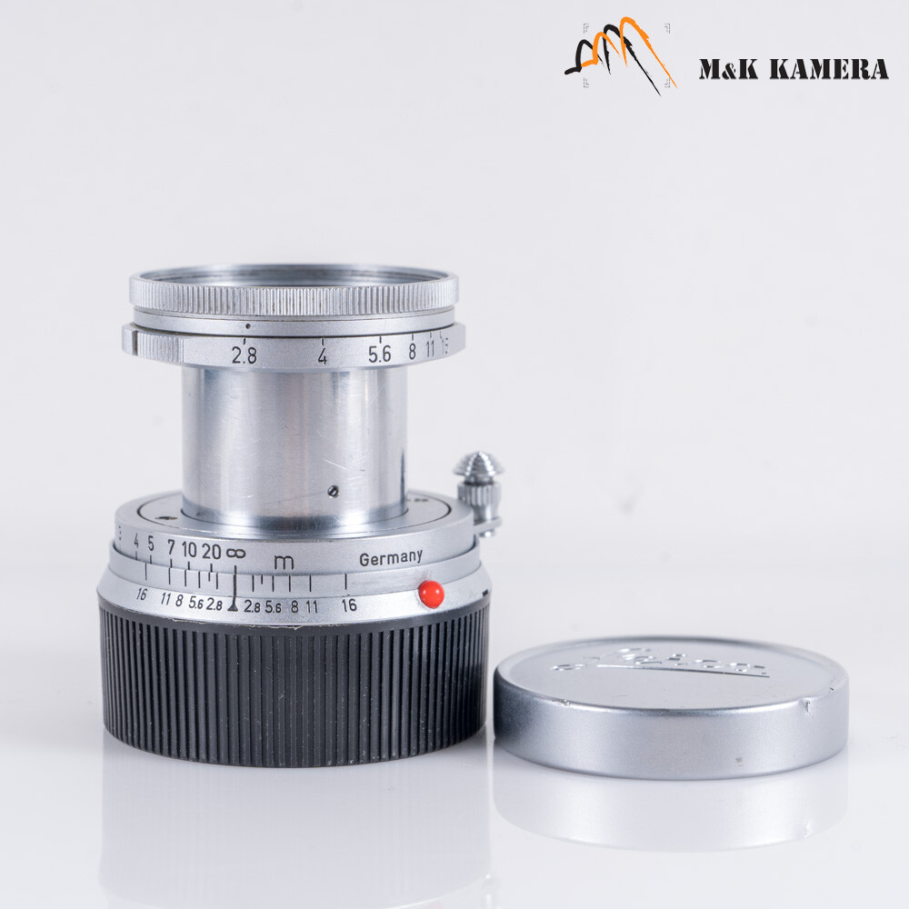 DaiXDです。LEICA-ELMAR-M50mmF2.8 LEITZ Leica Elmar M 50mm/F2.8 Ver.I Silver Lens Yr.1960 Germany