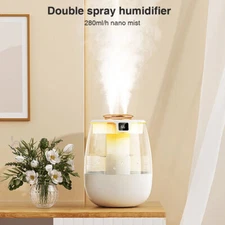 Quiet Ultrasonic Humidifier 2-in-1 Oil Diffuser Cool Mist Maker Whole House