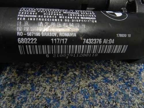 Spindle BMW F36 GC Heck Elektrische Federbein Rechts Trunk Drive Right 7432376 - Picture 7 of 12
