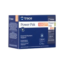 Trace Minerals | Power Pak Electrolyte Powder Packets | 1200 mg Vitamin C Zin...