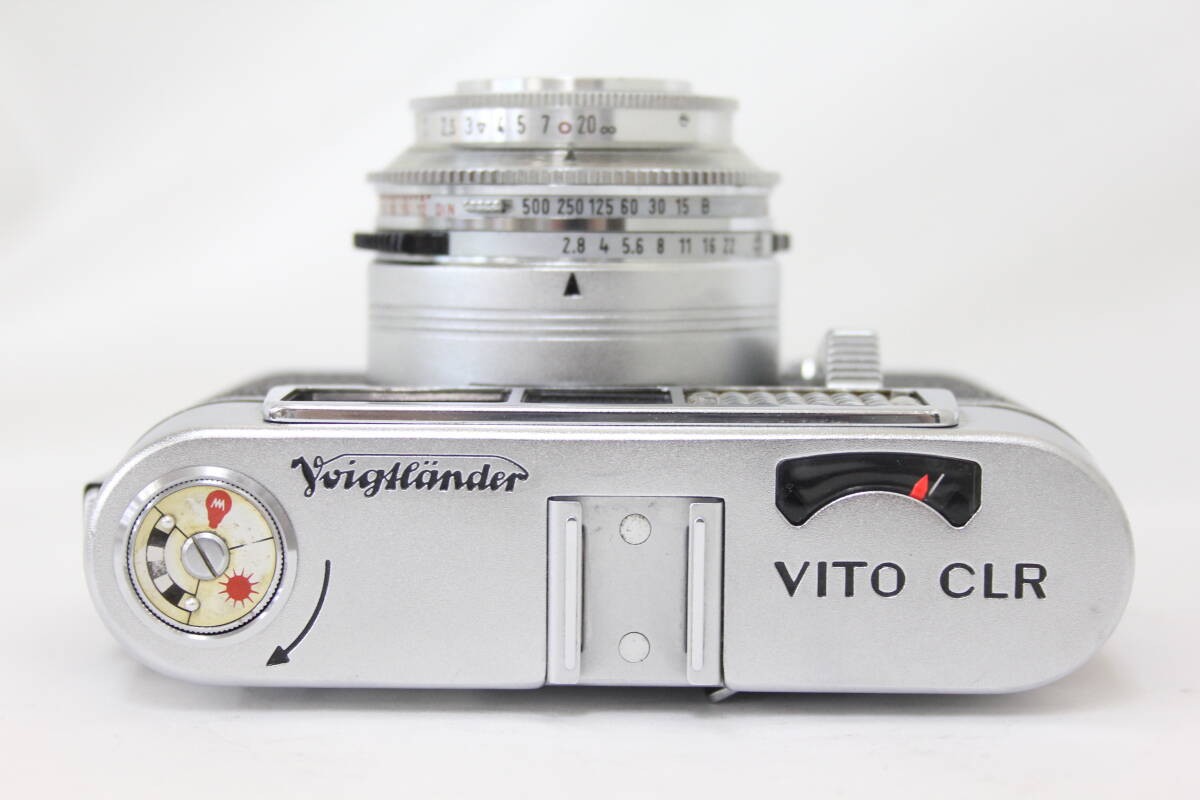 Voigtlander VITO CLR COLOR-SKOPAR 50mm F2.8 Rangefinder Camera