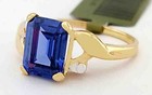 GENUINE 1.85 Cts ROYAL BLUE SAPPHIRE RING 10k GOLD - Free Certificate Appraisal — photo 5