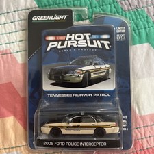 Greenlight Hot Pursuit 2008 Ford Police Interceptor Tennessee State Patrol Vhtf