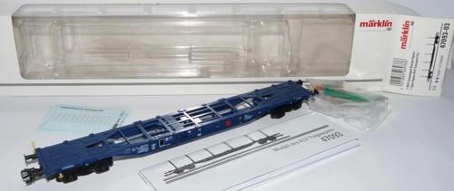 Märklin H0 47093-03 ++ KLV-Tragwagen Sgnss 747-8 Tagab in OVP ++ #E4_262 | Condition: Gebraucht