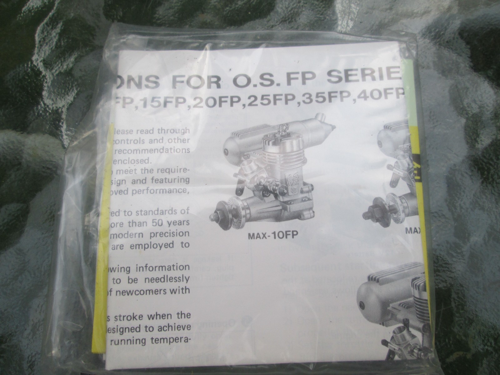 O.S. Max FP Series 10 FP 11300   N.O.S.