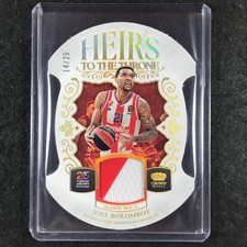 2024-25 Crown Royale EuroLeague JOEL BOLOMBOY Heirs to the Throne Patch 14/25