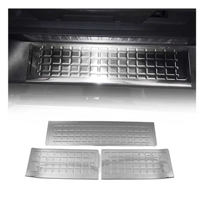 Protection Seuils de Portes pour Peugeot Expert 2016-2023 Acier Inox Chromé 3x - Photo 1/4