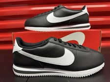 Men s Size 9.5 - Nike Cortez Classic Leather OG Black White DM4044-001
