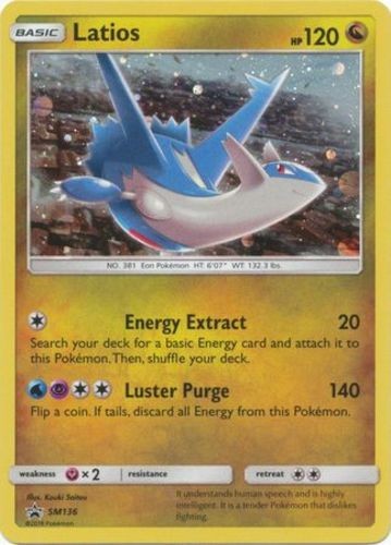 Lightly Played Latios - SM136 - Promo - SM Black Star Promo Pokemon SM Promos
