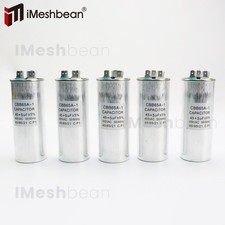 5Pcs Dual Run AC Capacitor 45 5 MFD F 370-440VAC 50/60Hz 5 HVAC Capacitor