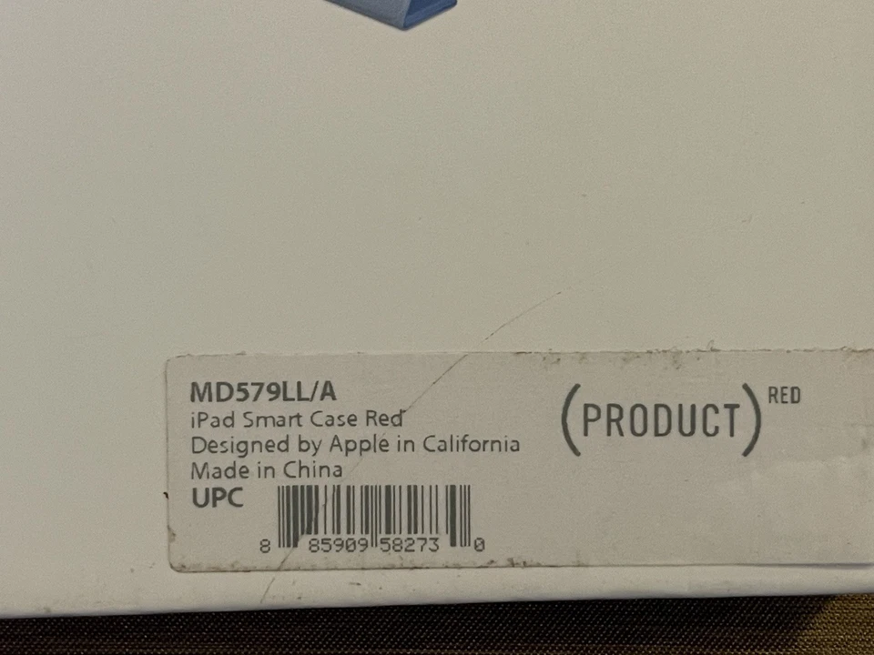 Apple iPad Smart Case - MD579LL/A - for iPad 2/3/4th Gen. Brand New - RED - Image 3 of 3