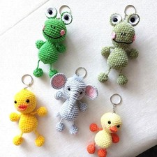 Amigurumi Tiere, Anh&auml;nger, Schl&uuml;sselanh&auml;nger, Taschenbaumler