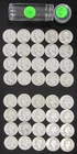 1942 P Washington Silver Quarter Roll - Circulated - 40 Coins - Actual Coins L55