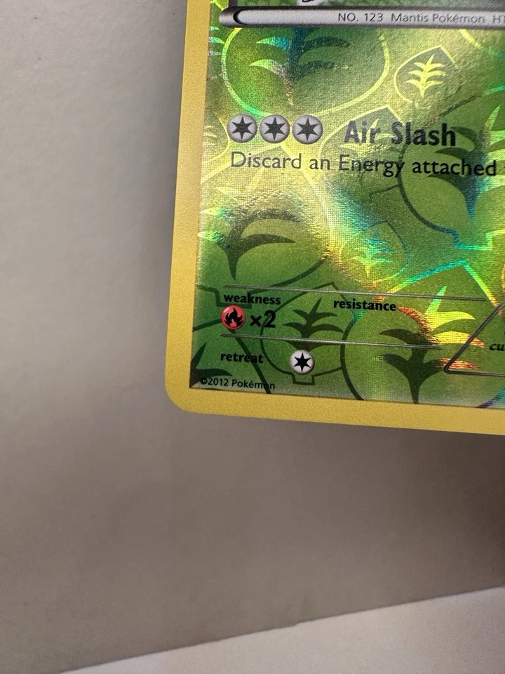 SCYTHER 4/108 REVERSE HOLO UNCOMMON DARK EXPLORERS POKEMON TCG 2012 - Image 4 of 4