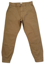 Flint and Tinder Jogger Brown Elastic Stretch Leg Cuff Pants Men’s Size 32