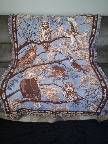 Goodwin Weavers Birds Of Prey Throw/tapestry 49x66 Inch