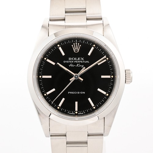 ROLEX Air King 14000 Watches / black Mechanical Automatic mens