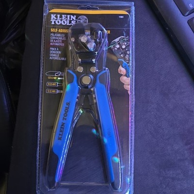 Klein Tools Self Adjusting Wire Stripper and Cutter - Blue/Black