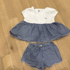 Il Gufo , striped comfortable short and top set , cotton 4A