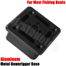 Base downrigger in metallo per la maggior parte delle barche da pesca stile cannone supporto resistente nero