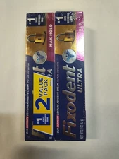 Fixodent Ultra Max Hold Denture Adhesive, 2.2 oz , Fast Ship