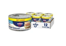 Swanson White Premium Chunk Chicken Breast with Rib Meat in 12.5 oz Pack of 12
