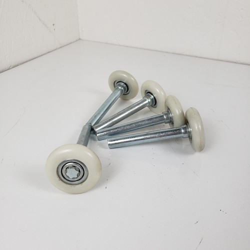 5 Pack Garage Door Rollers 2 Inch Nylon Wheel 4 Inch Stem Quiet Ball Bearing