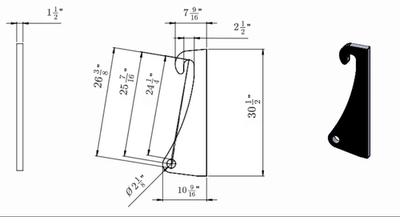 #ad #ad Blank Volvo Quick Attach for Volvo Loader mounts Sold as a pair w ears and block $1059.00
