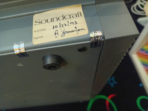 SOUNDCRAFT SPIRIT STUDIO 16 CHANNEL MIXER MIXING DESK NO POWER SUPPLY Untested - Picture 11 of 16