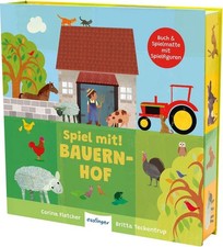 Spiel mit! Bauernhof Buch & Spielmatte mit Pop-ups | Aufklappbar zum Spieltep...