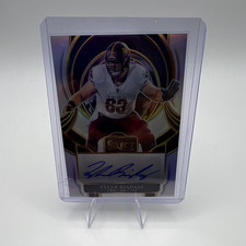 Panini Select 2025 Prizm Select Signatures Auto Tyler Biadasz Commanders SIP-TBZ