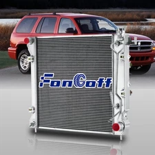 3 Row Aluminum Radiator For 1997-1999 1998 Dodge Dakota Durango 3.9 5.2L 5.9L V8