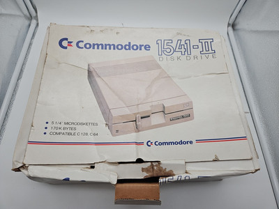 Commodore 1541 II Laufwerk Floppy Disk Drive C64 OVP Nur Karton