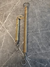 Salter Brass Spring Balance Hanging Weighing Scale Made In England Vintage